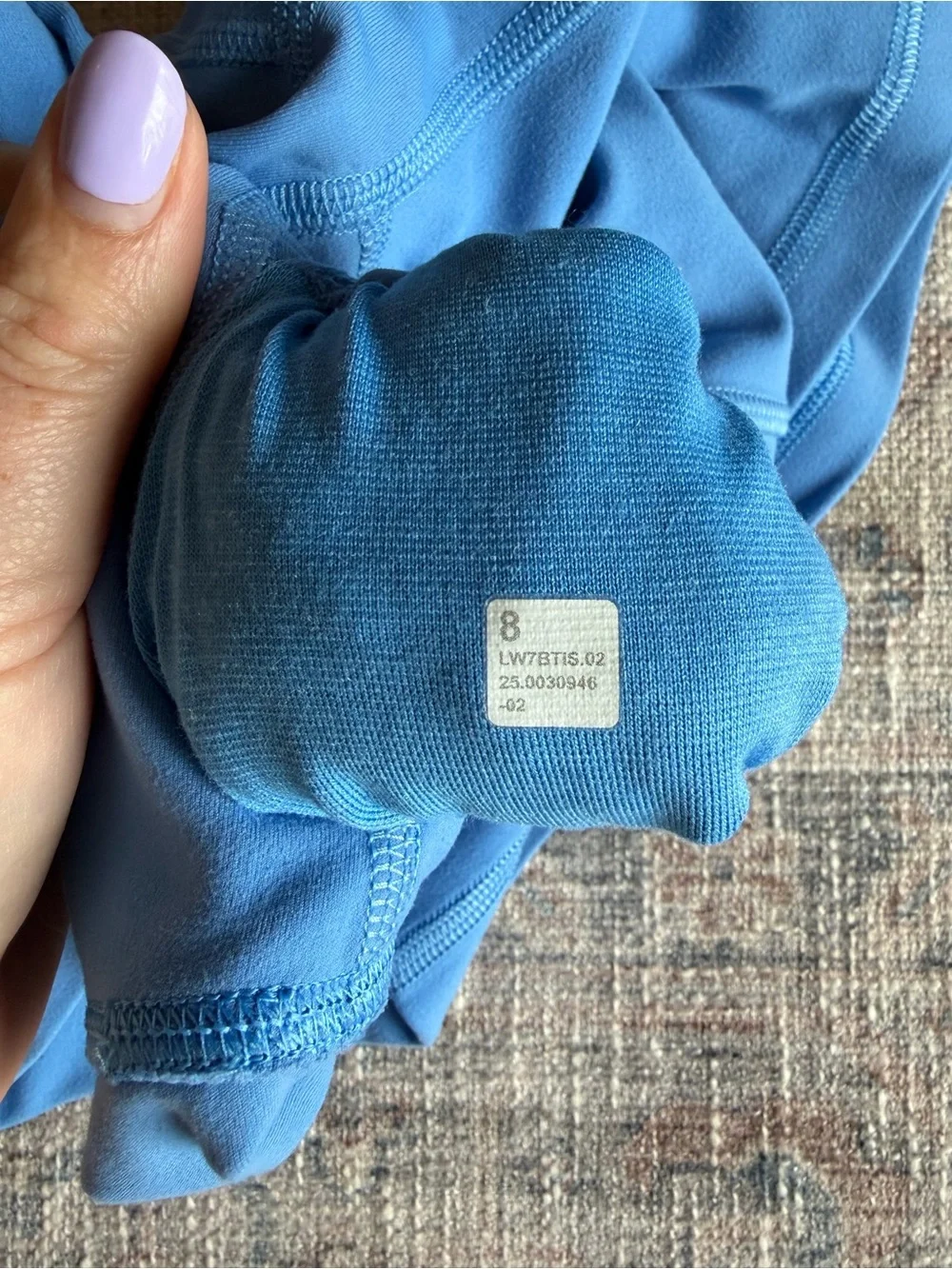 lululemon athletica High-Rise Shorts 6”— Pool Blue - Picture 3 of 3